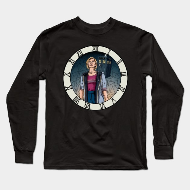 The Clock Strikes 13 Long Sleeve T-Shirt by Btvskate